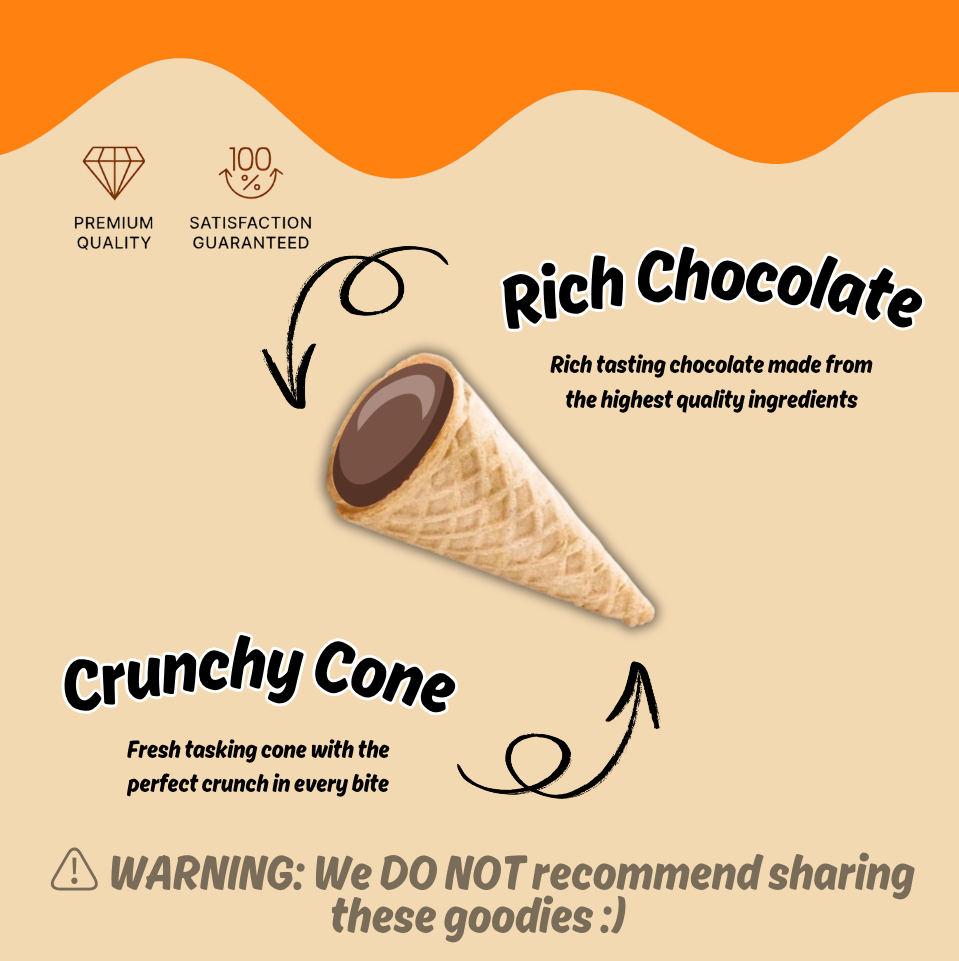 Chocolate Orange - Choco Cones